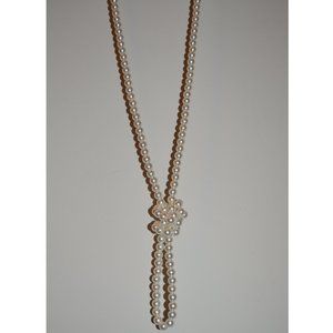 Karl Lagerfeld Paris Faux-Pearl Bead Necklace NEW